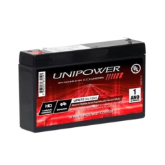 BATERIA SELADA 6V 7,2AH UP672 UNIPOWER na internet