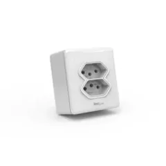 CAIXA SOBREPOR TOMADA DUPLA 10A 327-EN/CP na internet