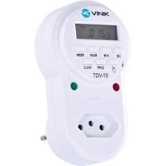 TIMER TEMPORIZADOR DIGITAL 8 PROGRAMAS BIVOLT TDV-10