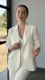 Blazer Alfaiataria Juliane (Branco) - loja online