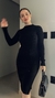 vestido Micaela (Preto) - Zonatto Store