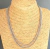 Collar doble plateado