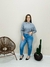 Imagem do Calça Jeans Feminina Mom Modelo Cropped Carmem