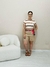 Blusa Feminina Gola Redonda em Viscolycra Listrada - Boutique Qbonita Pina