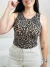 Cropped Feminino em Animal Print - comprar online
