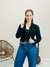 Jaqueta Feminina Black com Botões Encapado - comprar online