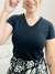 Blusa Feminina Gola V em Viscolycra na internet