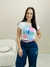 Muscle Tee Feminina em Algodão Mar - Boutique Qbonita Pina