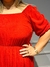 Vestido Feminino Midi Decote Quadrado Viscolinho Plus Size na internet