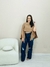 Conjunto de Bata Assimetrica e Cropped em Duna