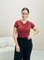 Blusa Feminina Gola V em Viscolycra - comprar online