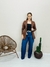 Calça Jeans Feminina Wide Leg Barra Desfiada Carmem - loja online