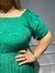 Imagem do Vestido Feminino Midi Decote Quadrado Viscolinho Plus Size