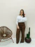 Calça Feminina Pantalona em Alfaiataria