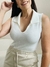 Body Feminino em Modal Gola Polo Trifill
