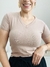 Blusa Feminina Gola V em Viscolycra - loja online