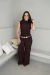 Conjunto Feminino Gola Alta Canelado 3D na internet