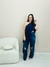 Imagem do Conjunto de Bata Assimetrica e Cropped em Duna