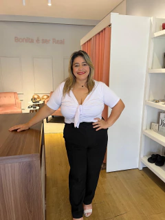 Blusa Feminina Nó em Poliamida Plus Size - comprar online