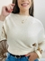 Blusa Feminina em Modal Premium com Gola Canoa - Boutique Qbonita Pina