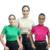Imagem do Kit 3 Blusas Femininas Gola Alta em Algodão