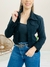 Jaqueta Feminina Black com Botões Encapado - Boutique Qbonita Pina