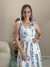Vestido Feminino Alças em Amarração Floral na internet