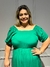 Vestido Feminino Midi Decote Quadrado Viscolinho Plus Size - loja online
