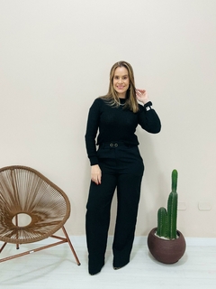 Calça Feminina Pantalona em Alfaiataria - comprar online