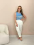 Imagem do Blusa Regata Feminina em Modal Listrada