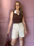 Bermuda Feminina em Linho
