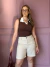 Bermuda Feminina em Linho - Boutique Qbonita Pina