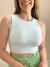 Cropped Feminino Regata Inspiração Zara - Boutique Qbonita Pina