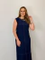 Imagem do Vestido Feminino Longo Amarant Regata com Cinto