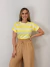 Blusa Feminina de Malha Manga Japonesa Listrada - Boutique Qbonita Pina