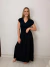 Blusa Feminina de Malha Plissada Gola V - Boutique Qbonita Pina