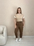 Calça Feminina Inspiração Zara com Cinto Dois Botões - Boutique Qbonita Pina