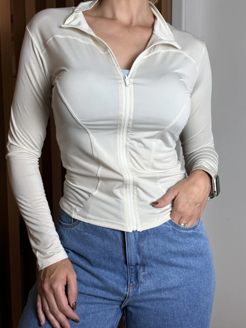 Jaqueta Feminina Fitness Malha Premium - comprar online