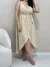 Vestido Feminino Midi Transpassado Alças Ajustáveis na internet