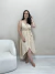 Vestido Feminino Midi Transpassado Alças Ajustáveis - comprar online