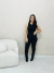 Calça Jeans Skinny Preta Estonada Carmem - comprar online