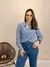 Camisa Feminina Xadrez Manga Bufante - loja online