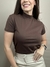 Blusa Feminina Gola Alta em Algodão.