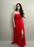 Vestido Feminino Longo em Duna Tomara Que Caia com Fenda - comprar online