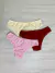 Kit C/5 Calcinhas Tanga Cotton Algodão Cotton Básica Lisa na internet