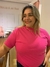 Blusa Feminina Gola Alta em Algodão Plus