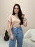 Blusa Feminina de Malha Manga Japonesa na internet