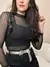 Body Feminino em Tule Manga Longa - loja online