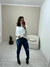Calça Jeans Feminina Slim Destroyed