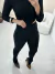 Calça Feminina Inspiração Zara em Ponto Roma com Fenda - comprar online